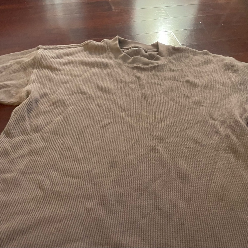 Abercrombie & Fitch Beige Short Sleeve Tee